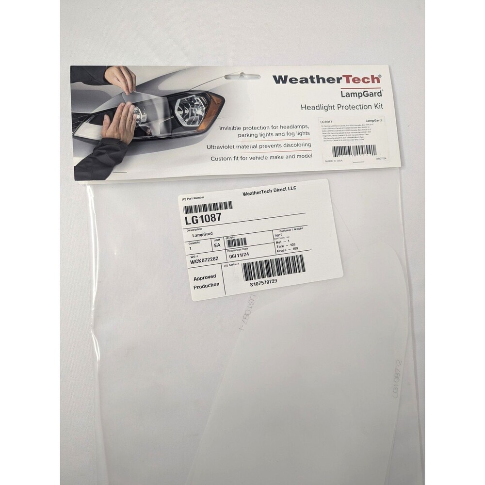 WeatherTech TechCare Headlight Protection & Prep/Tack and Slip Solution Kit